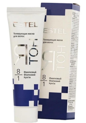 Estel ятон тонирующая маска для волос 8/1 фиалковый Уценка