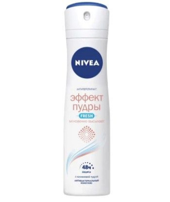 Nivea део спрей женский эффект пудры fresh 150 мл