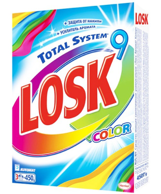 Losk стиральный порошок автомат Color 450г