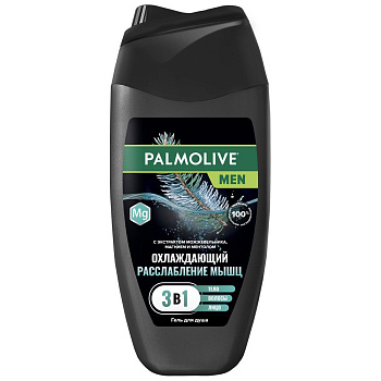 Palmolive men гель для душа охлаждающий расслабление мышц 3 в 1 для тела волос и лица 250 мл