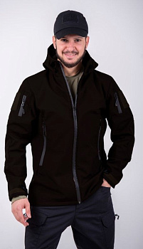 Мужская куртка SOFTSELL  SFT-1003 Черный L