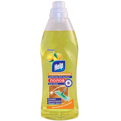 Help чистящее средство для мытья полов Лимон 1л