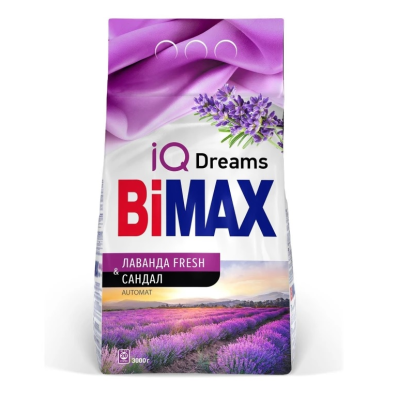 BiMax стиральный порошок лаванда fresh & сандал 3000 г