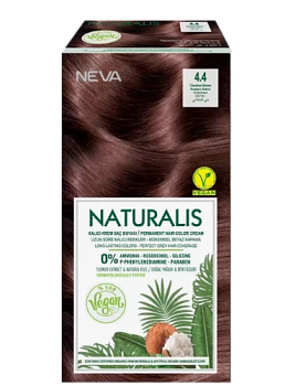 Naturalis Vegan стойкая крем краска для волос 4.4 CHESTNUT BROWN кофейный каштан