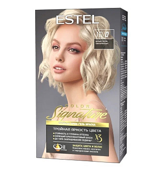 Estel крем-гель краска для волос Color Signature Белый песок 10/0