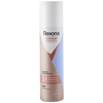 Rexona антиперспирант-дезодорант спрей Защита и свежесть Clinical Protection 150мл