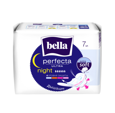 BELLA Прокладки супертонкие PERFECTA ULTRA NIGHT extra softi, 7шт