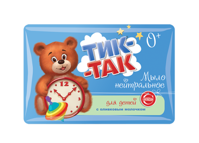 Тик-Так мыло детское 0+ с оливковым молочком 90 г