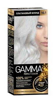 Gamma Perfect Color стойкая крем-краска тон10.1 Платиновый блонд
