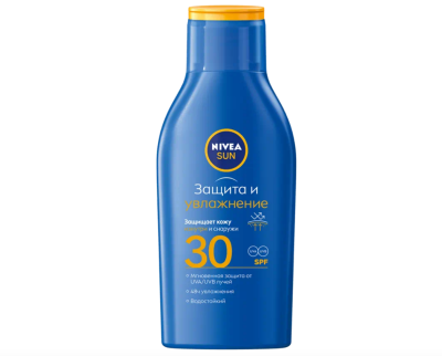 Nivea увлажняющий солнцезащитный лосьон защита и увлажнение 30 100 мл