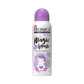 Deonica for teens антиперспирант magic splach 125 мл