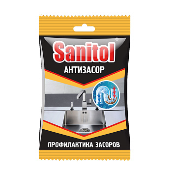 Sanitol средство для чистки труб антизасор 90 гр