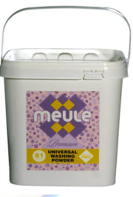 Meule универсальный бесфосфатный концентрированный стиральный порошок 3 кг в пластиковом ведре 81 стирка