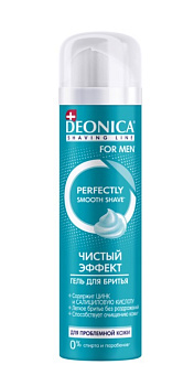 Deonica for men гель для бритья Чистый эффект 200мл