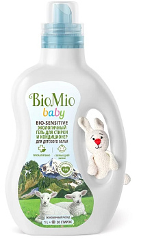 BioMio baby bio laundry гель и кондиционер для детского белья 900 мл