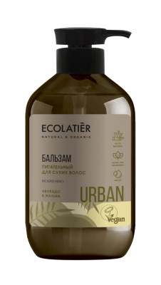 Ecolatier Бальзам Питательный для сухих волос авокадо & мальва, 400 мл