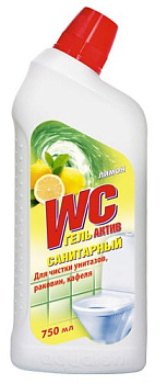 MODUS wc гель актив санитарный лимон 750 мл
