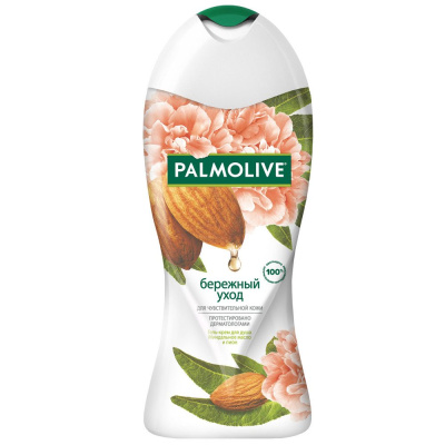 Palmolive гель для душа бережный уход с миндальным маслом 250 мл Уценка