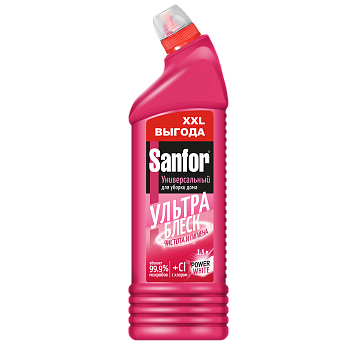 СХЗ Sanfor universal 10в1 средство для чистки и дезинф ультра блеск чистота и гигиена 1500 мл