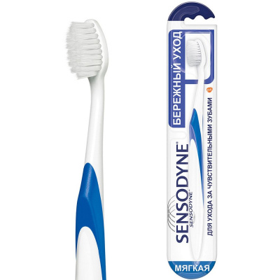 Sensodyne зубная щетка бережный уход мягкая в ассортименте Уценка