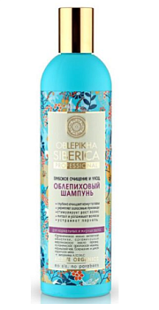 Oblepikha Siberica шампунь для нормальных и жирных волос облепиховый 400мл