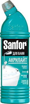 Sanfor гель для чистки акриловых ванн акрилайт 750 мл