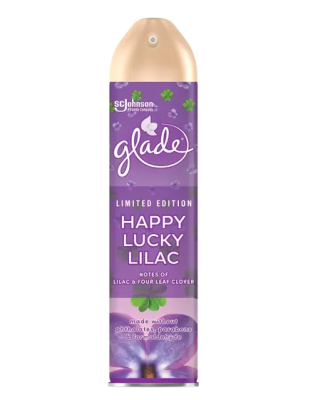 Glade освежитель воздуха аэрозоль happy lucky lilac счастливая сирень 300мл