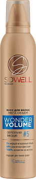 SoWell wonder volume мусс для волос мега объем от корней  сверхсильной фиксации 200 см3