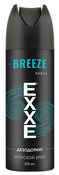 Exxe men дезодорант аэрозоль breeze 200 мл xl размер