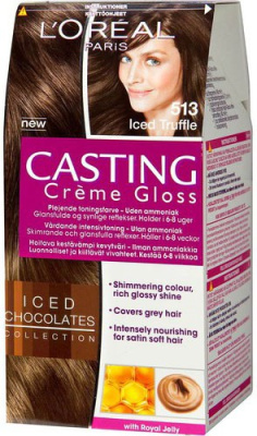 Краска для волос L'OREAL Casting Creme Gloss 513 Морозный капучино