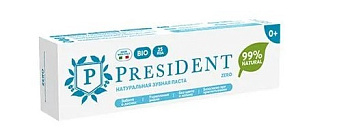 President детская зубная паста  zero 0+  32г