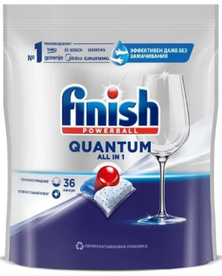 Finish капсулы для посудомоечный машин quantum ultimate 36шт