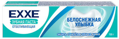 Exxe зубная паста отбеливающая белоснежная улыбка 100 г