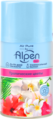 Alpen Air pure освежитель воздуха сменный баллон тропические цветы 250 мл