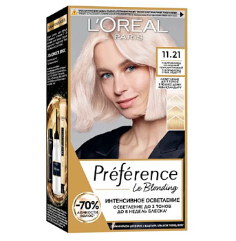 L'oreal Preference краска для волос 11.21 ультраблонд перламутровый Уценка