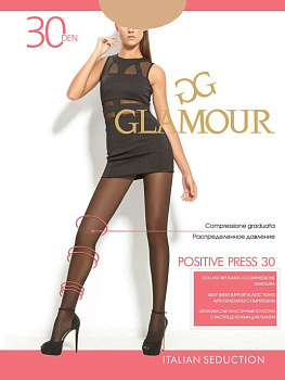 Glamour колготки Positive Press 30 den miele размер 2