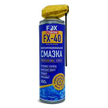 Fox Chemie многофункциональная смазка fx-40 с ароматом банана 650 мл