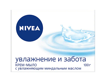 Nivea крем мыло нежное увлажнение 100 г