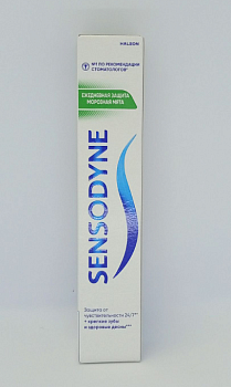 Sensodyne зубная паста ежедневная защита морозная мята 75мл