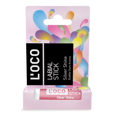 L’oco бальзам для губ stick серебристый блеск 5,1 гр