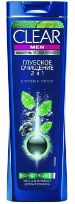 Клиар шампунь для волос глубокое очищение 400 мл