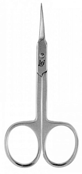 Lei ножницы  маникюрные серия 118 для кутикулы  серебро заточенные