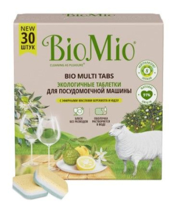 BioMio BIO-TABS MULTI таблетки для посудомоечной машины цитрус 30 шт