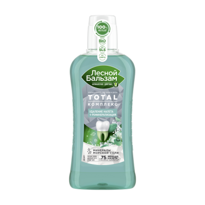 Лесной бальзам ополаскиватель для полости рта тройной эффект экстрасвежесть 400 мл