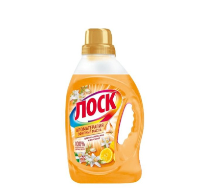 Лоск гель арома цветок апельсина средство для стирки жидкое 1.46 л