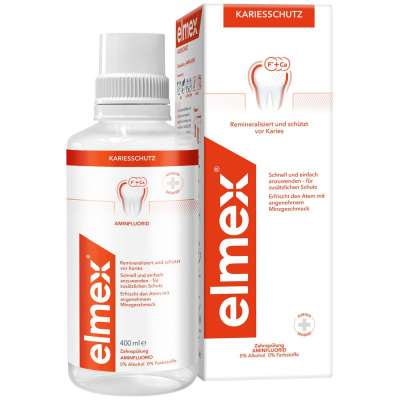 Elmex ополаскиватель для полости рта защита от кариеса 400 мл