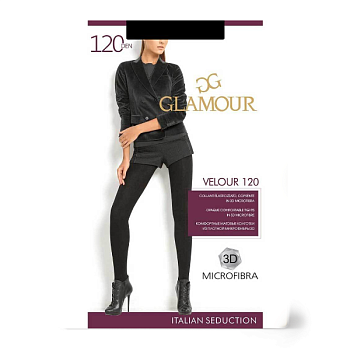 Glamour колготки Velour 120 den nero размер 3