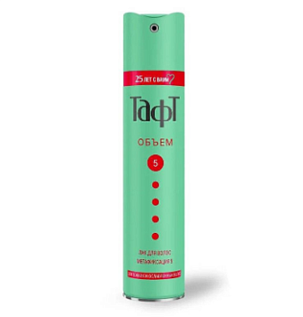 Тафт объём лак мегафиксации зелёный 225 мл