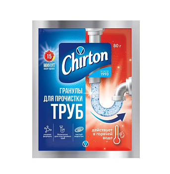 Chirton средство для прочистки труб горячей водой 80 г