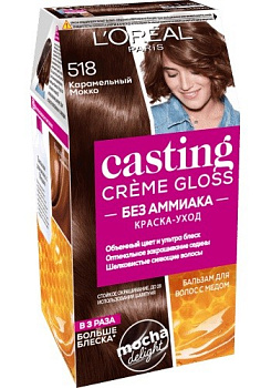 L`oreal Casting Creme Gloss краска для волос 518 Карамельный мокко
